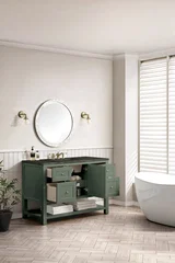 Breckenridge 48" Single Vanity, Smokey Celadon, w/ 3 CM Phantome Eclos Top