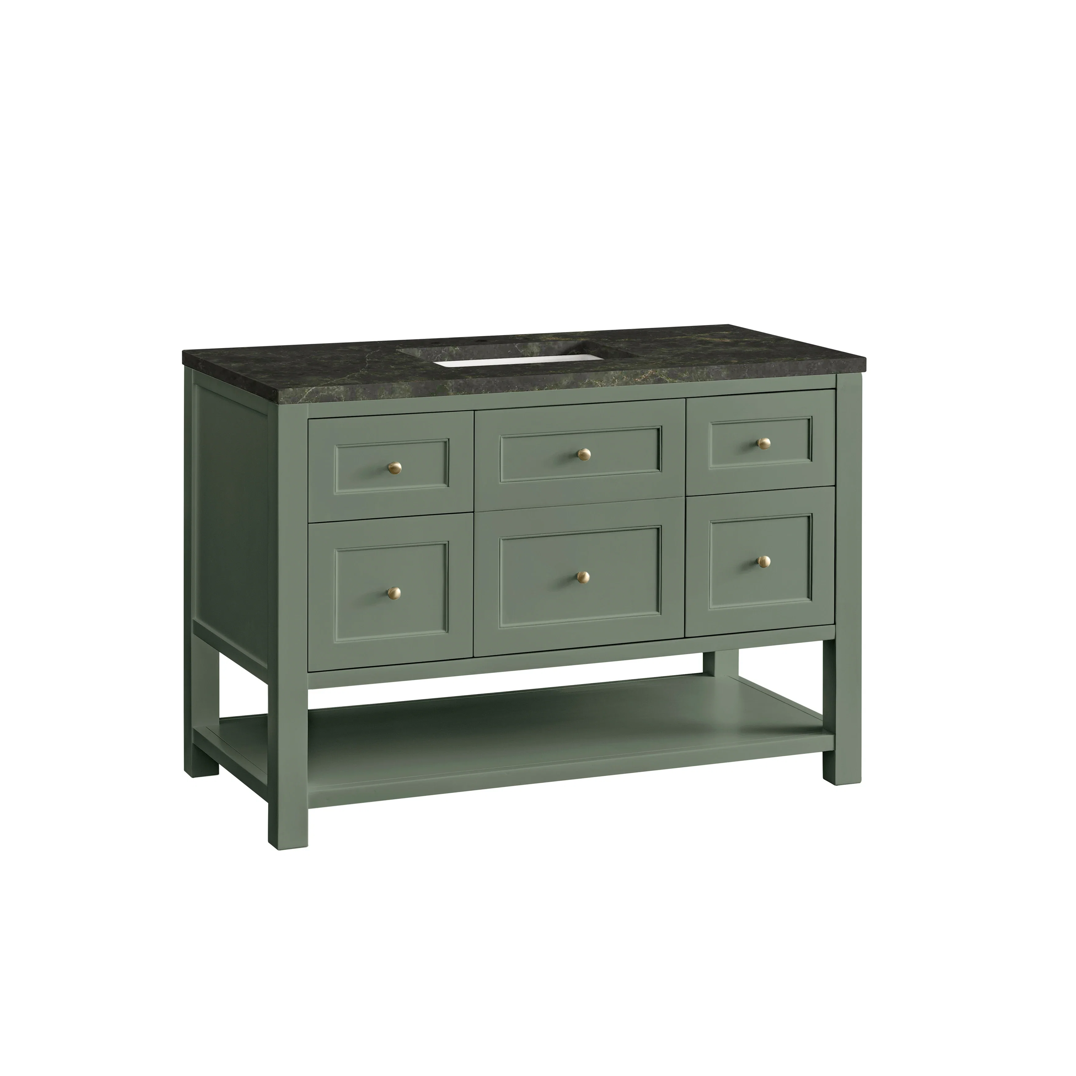Breckenridge 48" Single Vanity, Smokey Celadon, w/ 3 CM Phantome Eclos Top