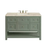 Breckenridge 48" Single Vanity, Smokey Celadon, w/ 3 CM Tajnar Eclos Top