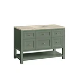 Breckenridge 48" Single Vanity, Smokey Celadon, w/ 3 CM Tajnar Eclos Top