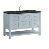 Breckenridge 48" Single Vanity, Serenity Blue, w/ 3 CM Phantome Eclos Top
