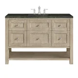 Breckenridge 48" Single Vanity, Whitewashed Oak, w/ 3 CM Phantome Eclos Top