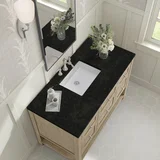 Breckenridge 48" Single Vanity, Whitewashed Oak, w/ 3 CM Phantome Eclos Top