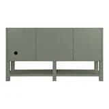 Breckenridge 60" Double Vanity, Smokey Celadon, w/ 3 CM Phantome Eclos Top