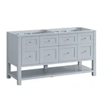 Breckenridge 60" Double Vanity, Serenity Blue, w/ 3 CM Tajnar Eclos Top