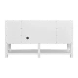 Breckenridge 60" Single Vanity, Bright White, w/ 3 CM Phantome Eclos Top