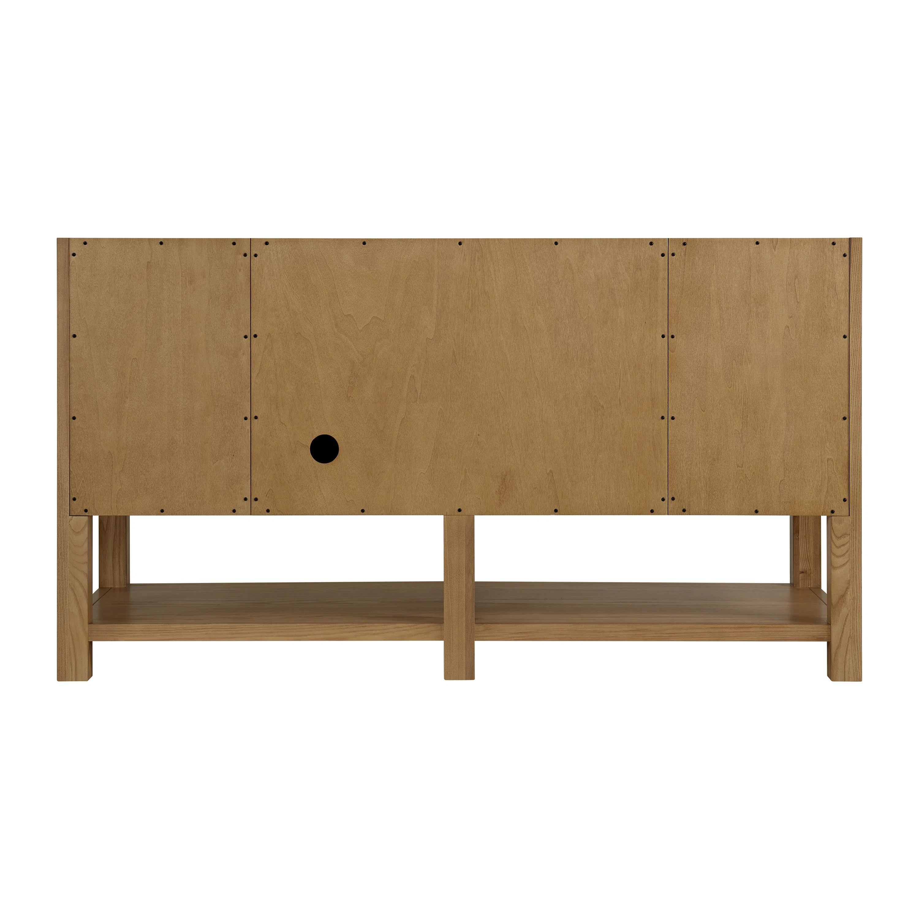 Breckenridge 60" Single Vanity, Light Natural Oak, w/ 3 CM Ethereal Noctis Quartz Top