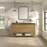 Breckenridge 60" Single Vanity, Light Natural Oak, w/ 3 CM Phantome Eclos Top