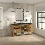 Breckenridge 60" Single Vanity, Light Natural Oak, w/ 3 CM Phantome Eclos Top