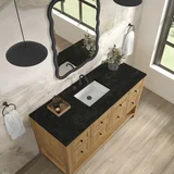 Breckenridge 60" Single Vanity, Light Natural Oak, w/ 3 CM Phantome Eclos Top