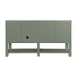 Breckenridge 60" Single Vanity, Smokey Celadon, w/ 3 CM Phantome Eclos Top