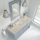 Breckenridge 60" Single Vanity, Serenity Blue, w/ 3 CM Tajnar Eclos Top