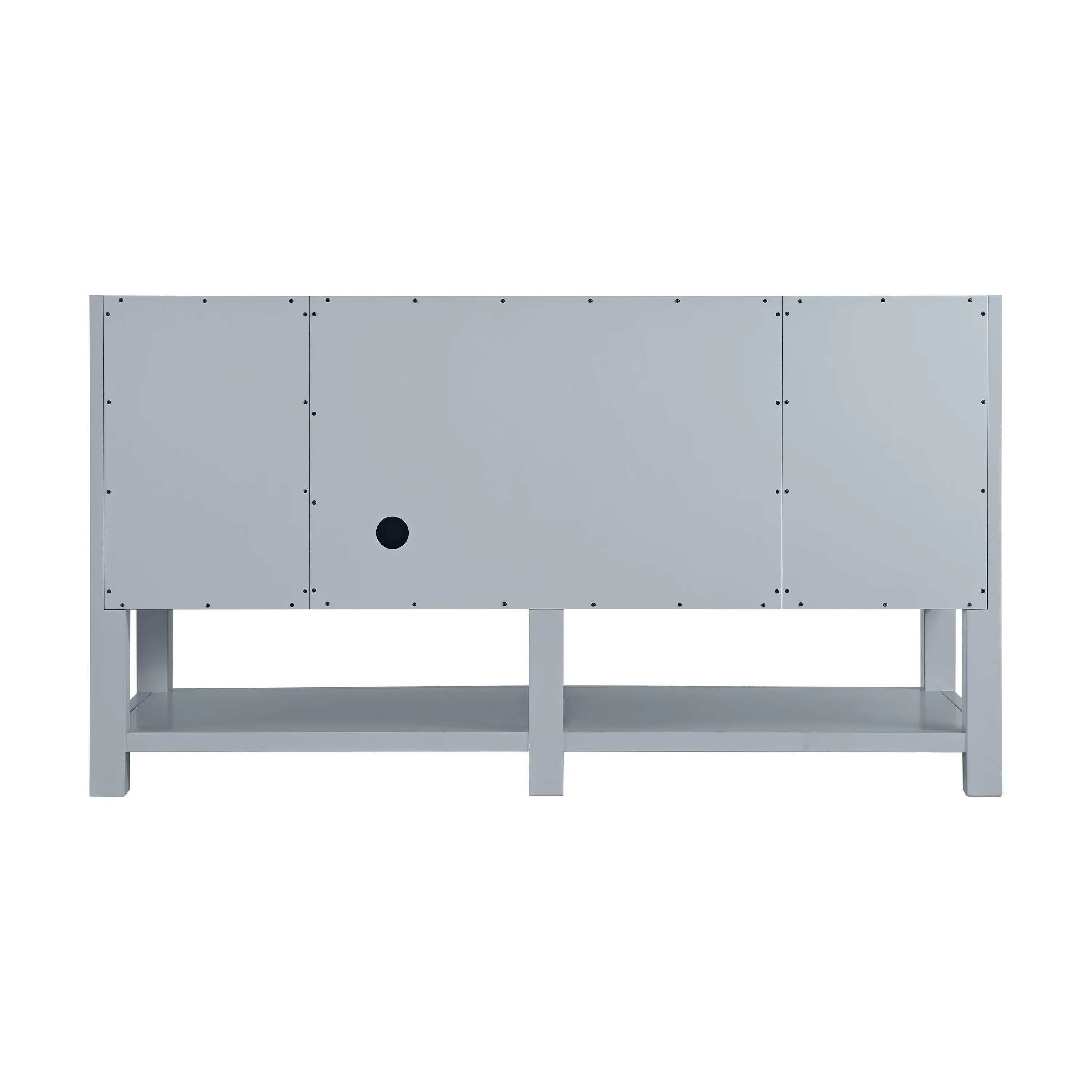 Breckenridge 60" Single Vanity, Serenity Blue, w/ 3 CM Ethereal Noctis Silestone Top w/ FreePower Wireless Charger
