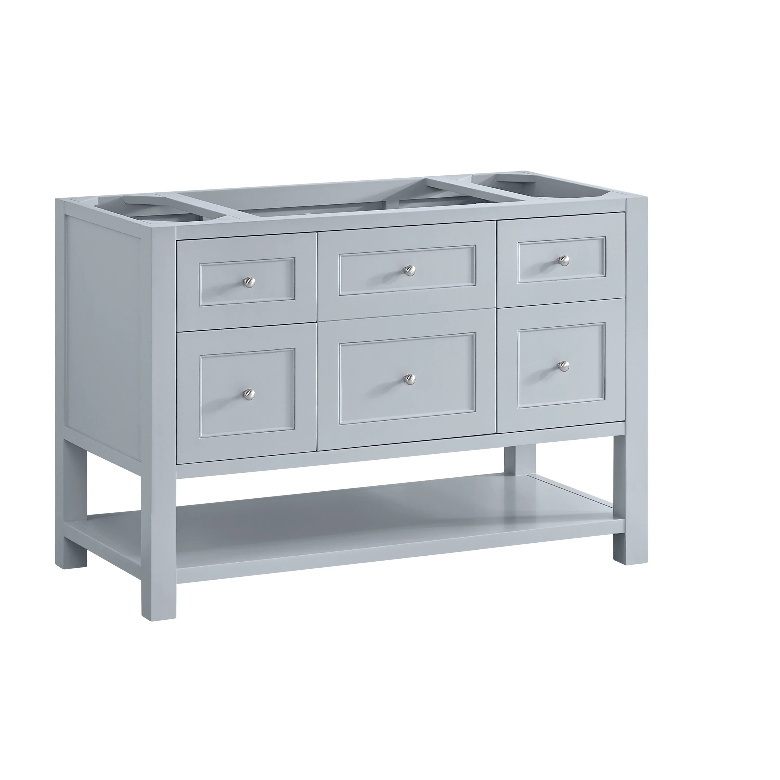 Breckenridge 60" Single Vanity, Serenity Blue w/ 3 CM Parisien Bleu Top w/ FreePower Wireless Charger