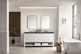 Breckenridge 72" Double Vanity, Bright White, w/ 3 CM Phantome Eclos Top