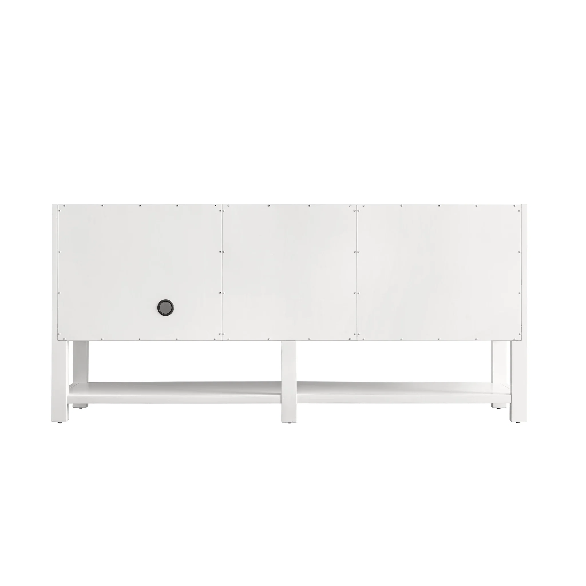 Breckenridge 72" Double Vanity, Bright White, w/ 3 CM Phantome Eclos Top