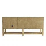 Breckenridge 72" Double Vanity, Light Natural Oak, w/ 3 CM Phantome Eclos Top