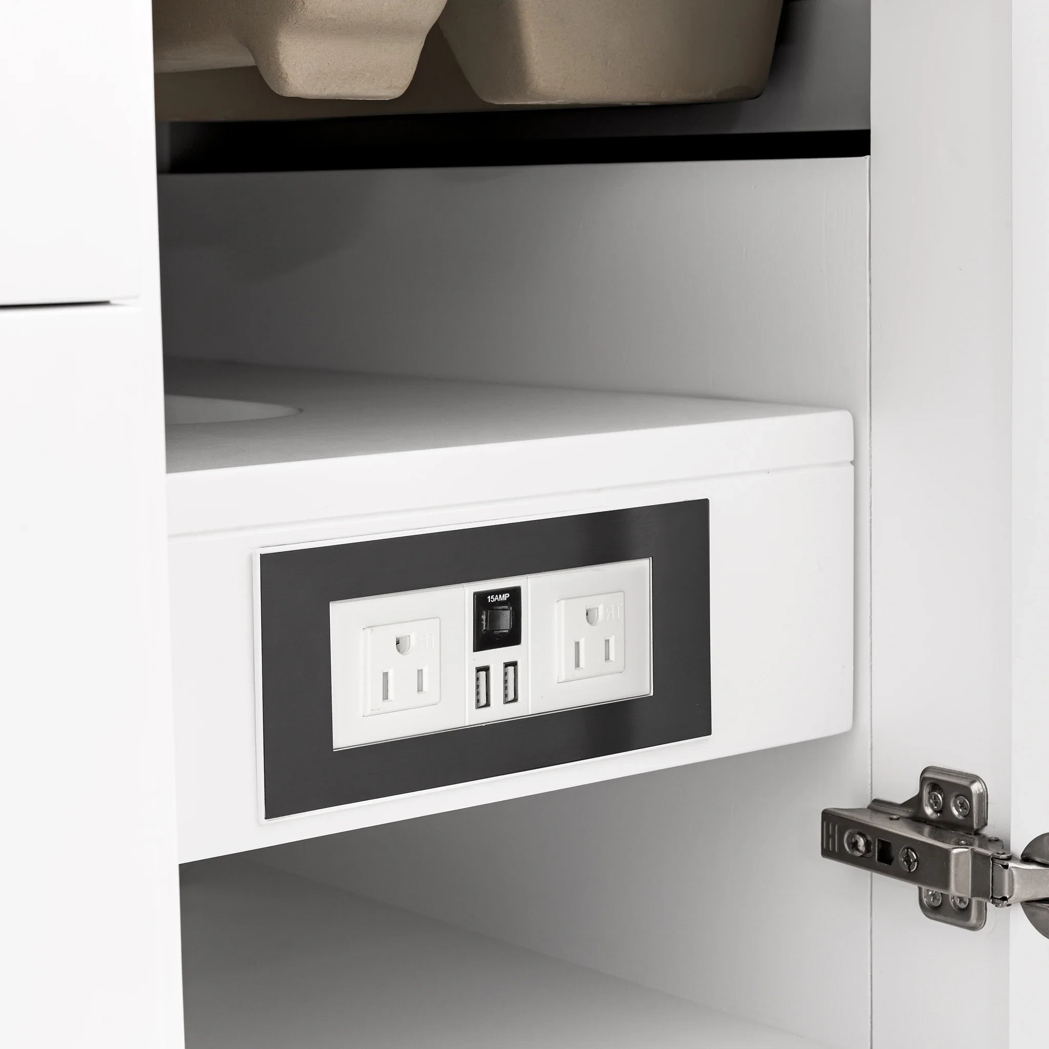 Breckenridge 72" Double Vanity Base Only, Bright White