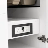 Breckenridge 72" Double Vanity Base Only, Bright White