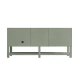 Breckenridge 72" Double Vanity Base Only, Smokey Celadon