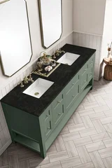 Breckenridge 72" Double Vanity, Smokey Celadon, w/ 3 CM Phantome Eclos Top