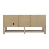 Breckenridge 72" Double Vanity, Smokey Celadon w/ 3 CM White Zeus Top