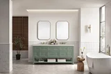 Breckenridge 72" Double Vanity, Smokey Celadon, w/ 3 CM Siberian Silestone Top w/FreePower Wireless Charger