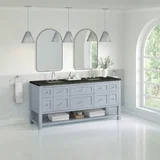 Breckenridge 72" Double Vanity, Serenity Blue, w/ 3 CM Phantome Eclos Top