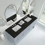 Breckenridge 72" Double Vanity, Serenity Blue, w/ 3 CM Phantome Eclos Top