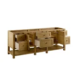 Breckenridge 84" Double Vanity Cabinet, Light Natural Oak