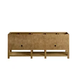 Breckenridge 84" Double Vanity Cabinet, Light Natural Oak