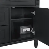 Lorelai 36" Single Vanity, Black Onyx, w/ 3 CM Phantome Eclos Top
