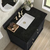 Lorelai 36" Single Vanity, Black Onyx, w/ 3 CM Phantome Eclos Top