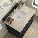 Lorelai 36" Single Vanity, Black Onyx, w/ 3 CM Tajnar Eclos Top