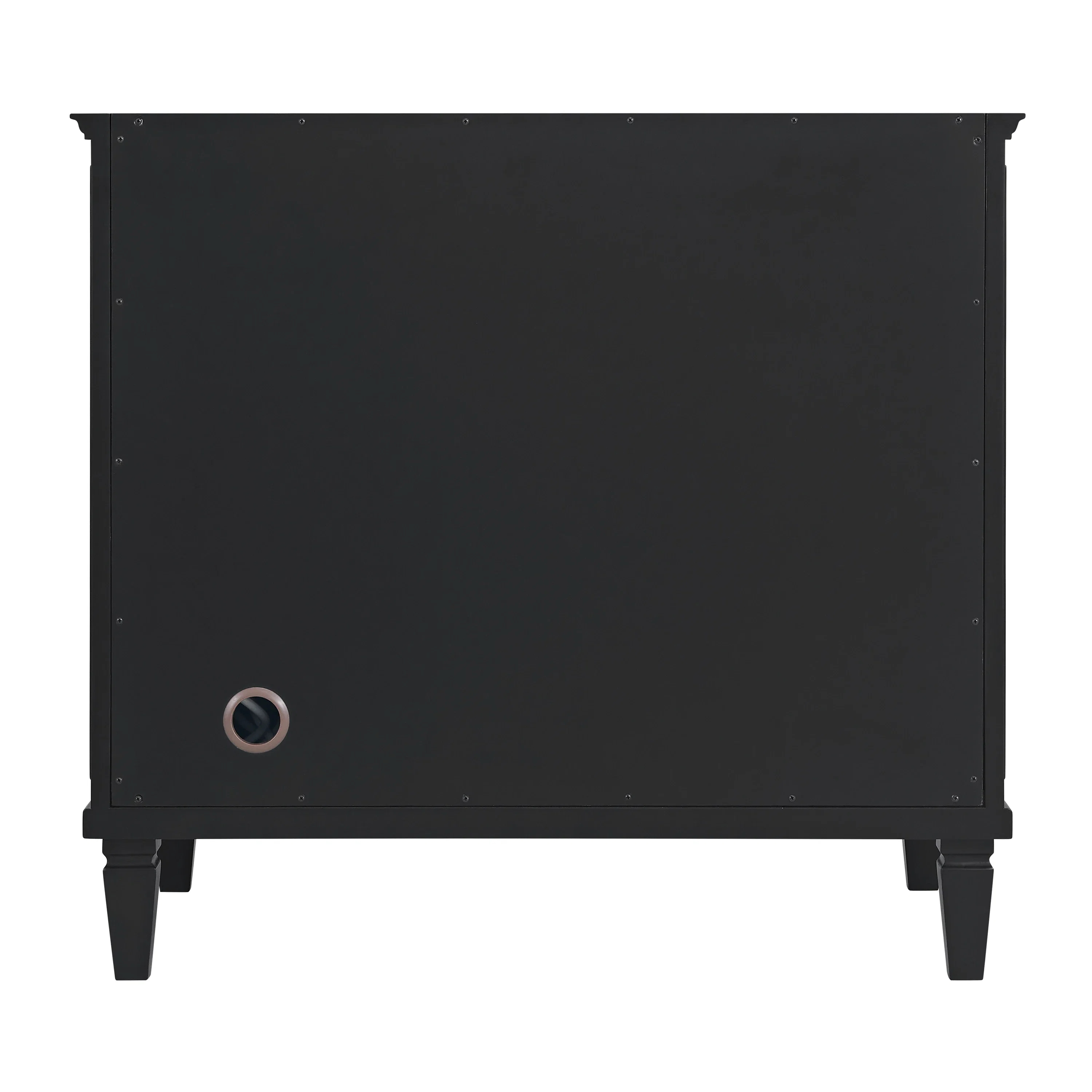 Lorelai 36" Single Vanity, Black Onyx w/ 3 CM White Zeus Silestone Top