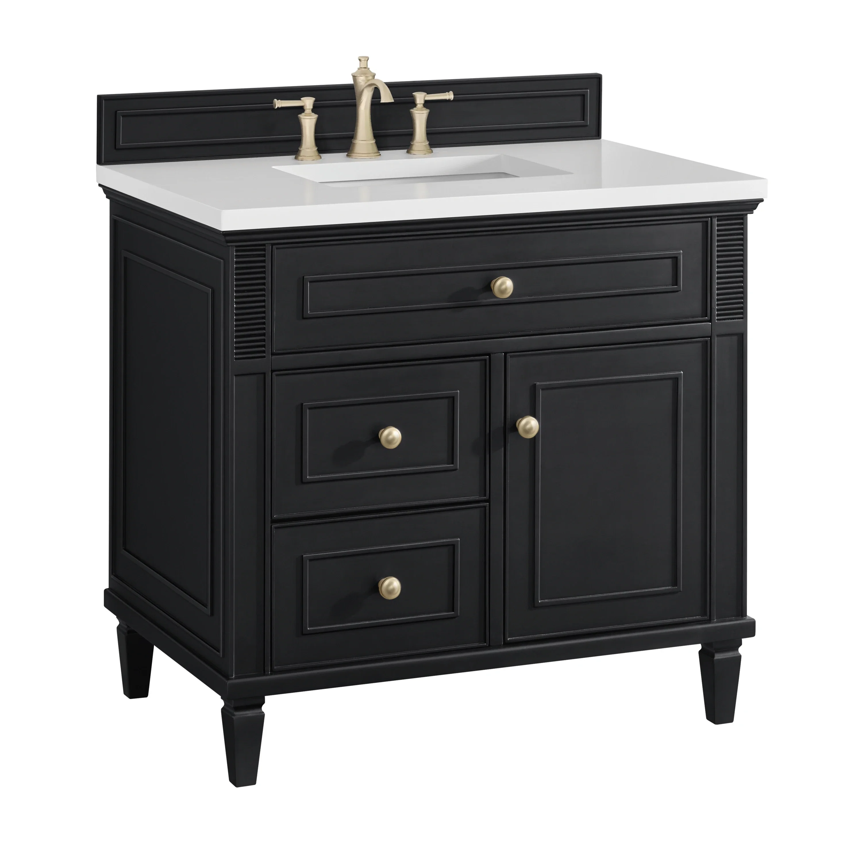 Lorelai 36" Single Vanity, Black Onyx