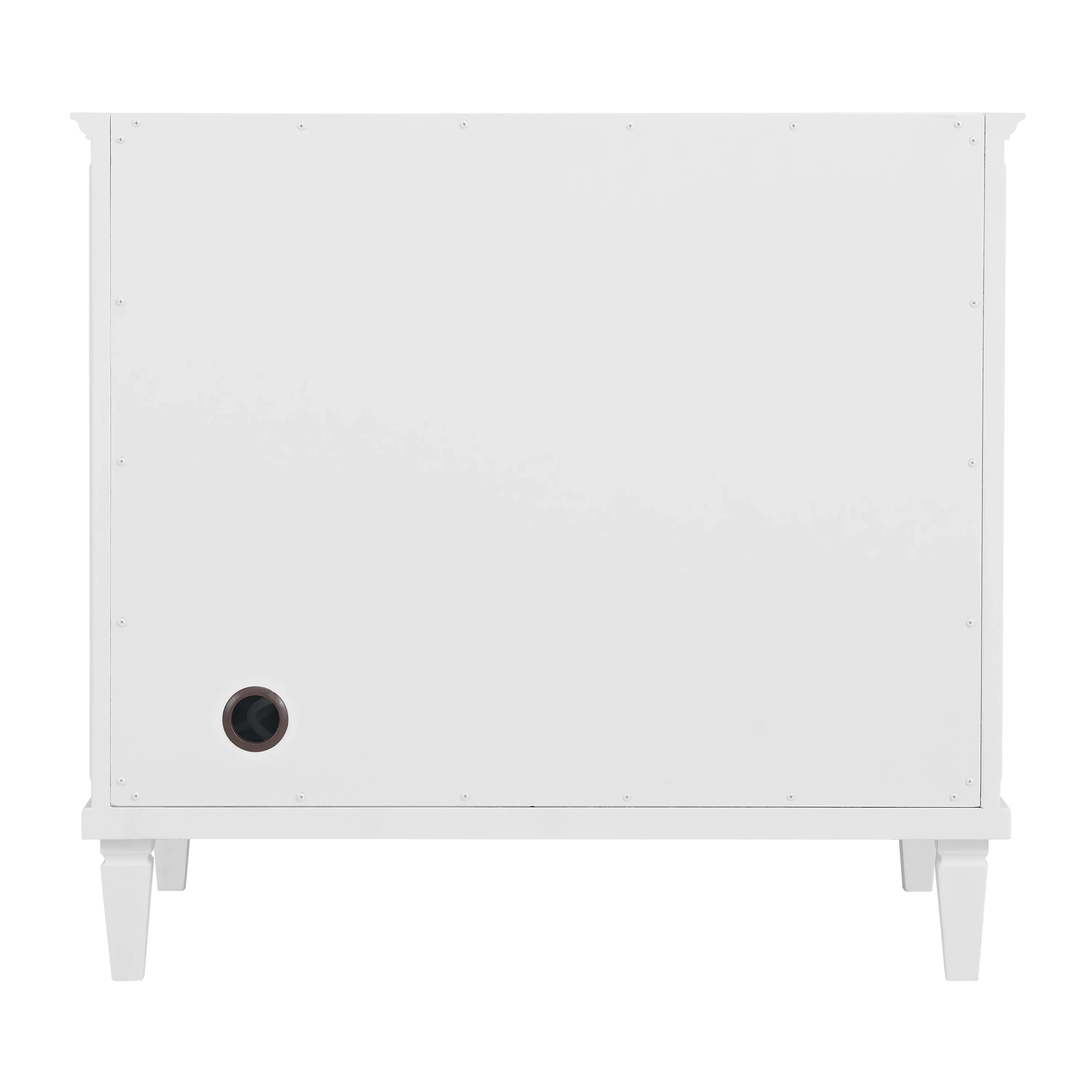Lorelai 36" Single Vanity, Bright White w/ 3 CM Eternal Jasmine Pearl Silestone Top