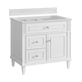 Lorelai 36" Single Vanity, Bright White