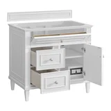Lorelai 36" Single Vanity, Bright White
