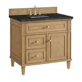 Lorelai 36" Single Vanity, Light Natural Oak, w/ 3 CM Phantome Eclos Top