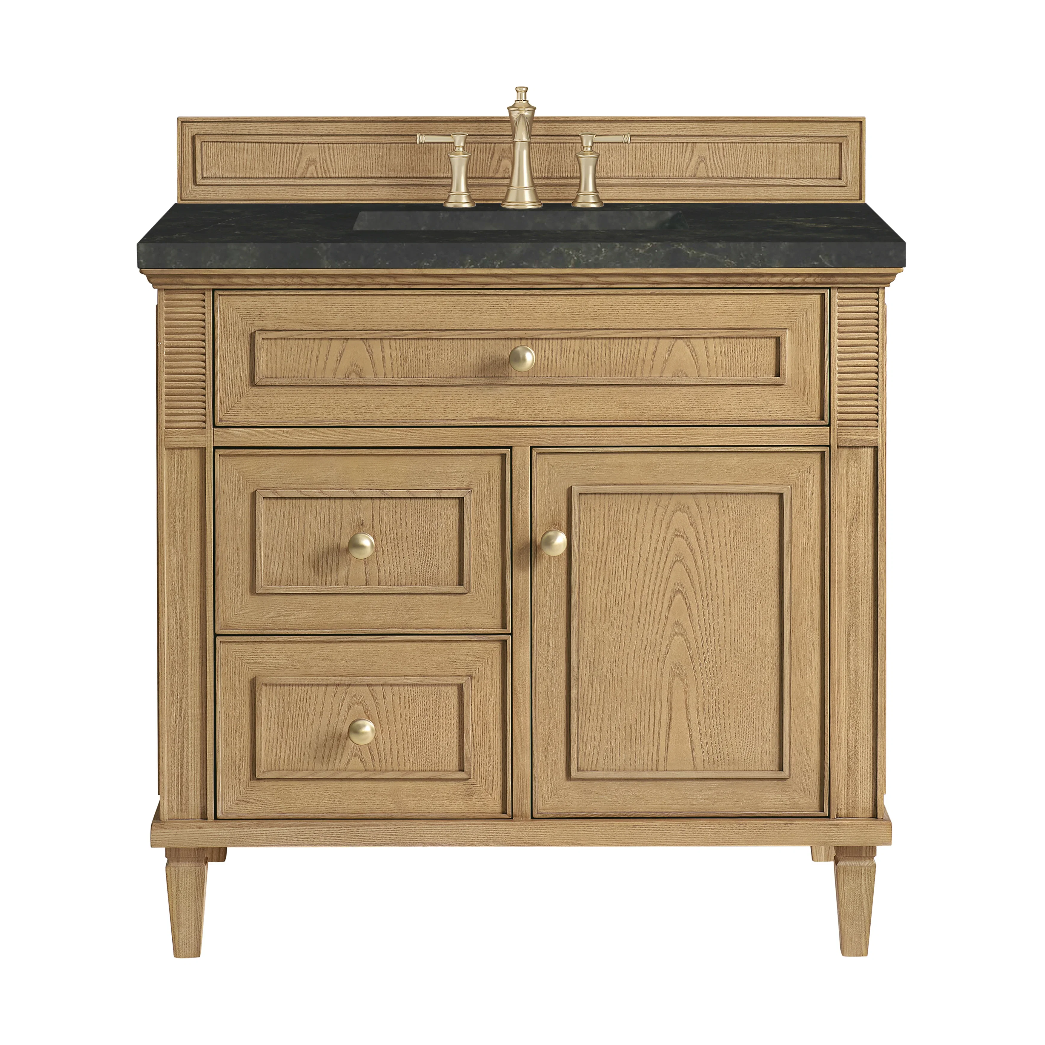 Lorelai 36" Single Vanity, Light Natural Oak, w/ 3 CM Phantome Eclos Top