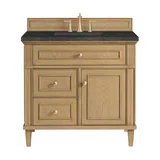 Lorelai 36" Single Vanity, Light Natural Oak, w/ 3 CM Phantome Eclos Top
