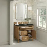 Lorelai 36" Single Vanity, Light Natural Oak, w/ 3 CM Phantome Eclos Top