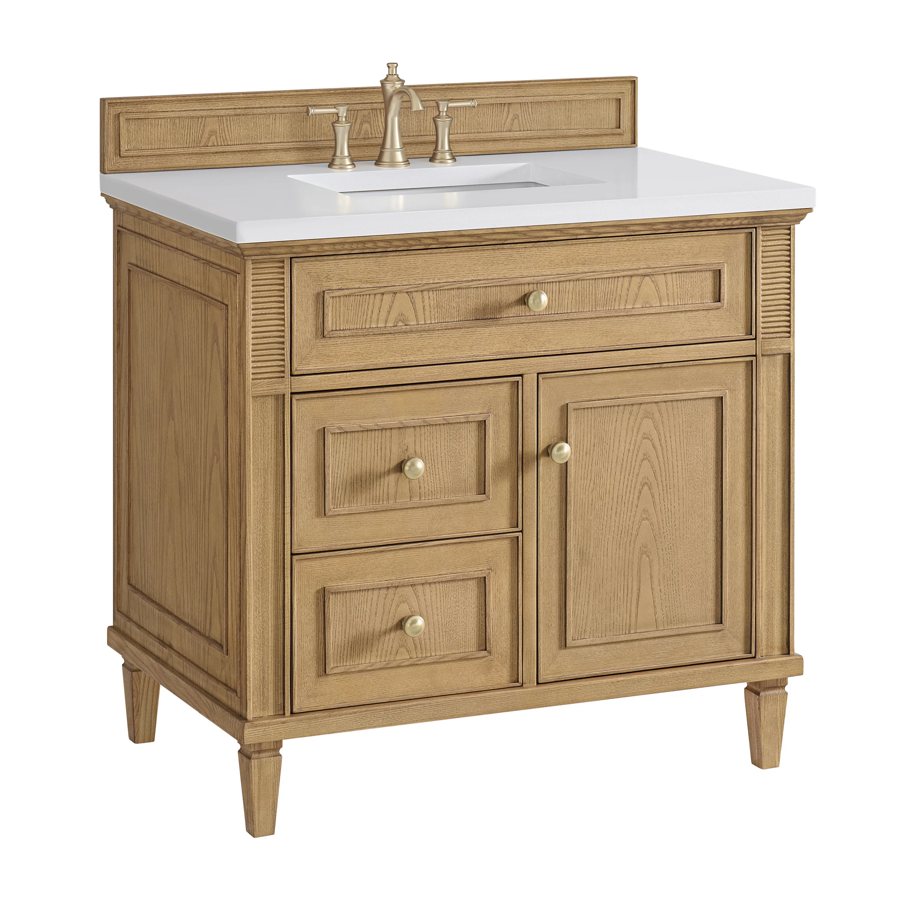 Lorelai 36" Single Vanity, Light Natural Oak