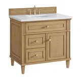 Lorelai 36" Single Vanity, Light Natural Oak
