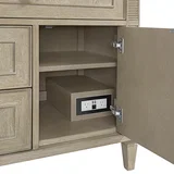 Lorelai 36" Single Vanity, Whitewashed Oak w/ 3 CM Carrara White Marble Top