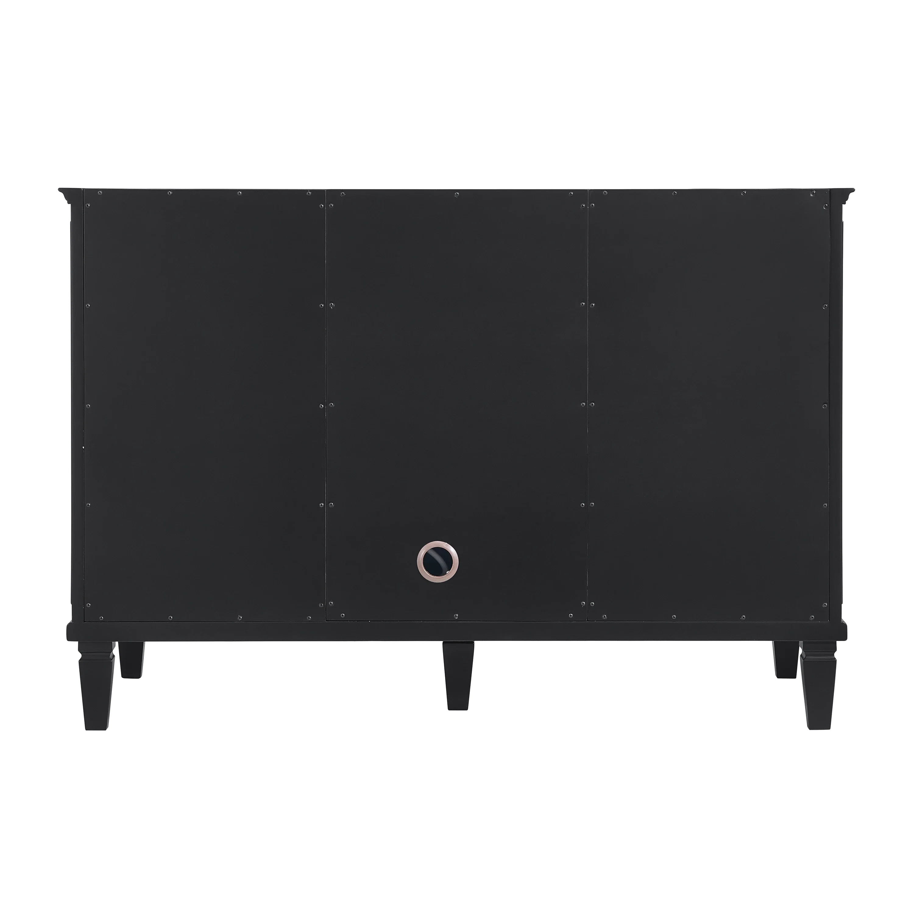 Lorelai 48" Single Vanity, Black Onyx w/ 3 CM Charcoal Soapstone Silestone Top