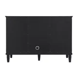 Lorelai 48" Single Vanity, Black Onyx w/ 3 CM Charcoal Soapstone Silestone Top