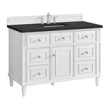 Lorelai 48" Single Vanity, Bright White, w/ 3 CM Phantome Eclos Top
