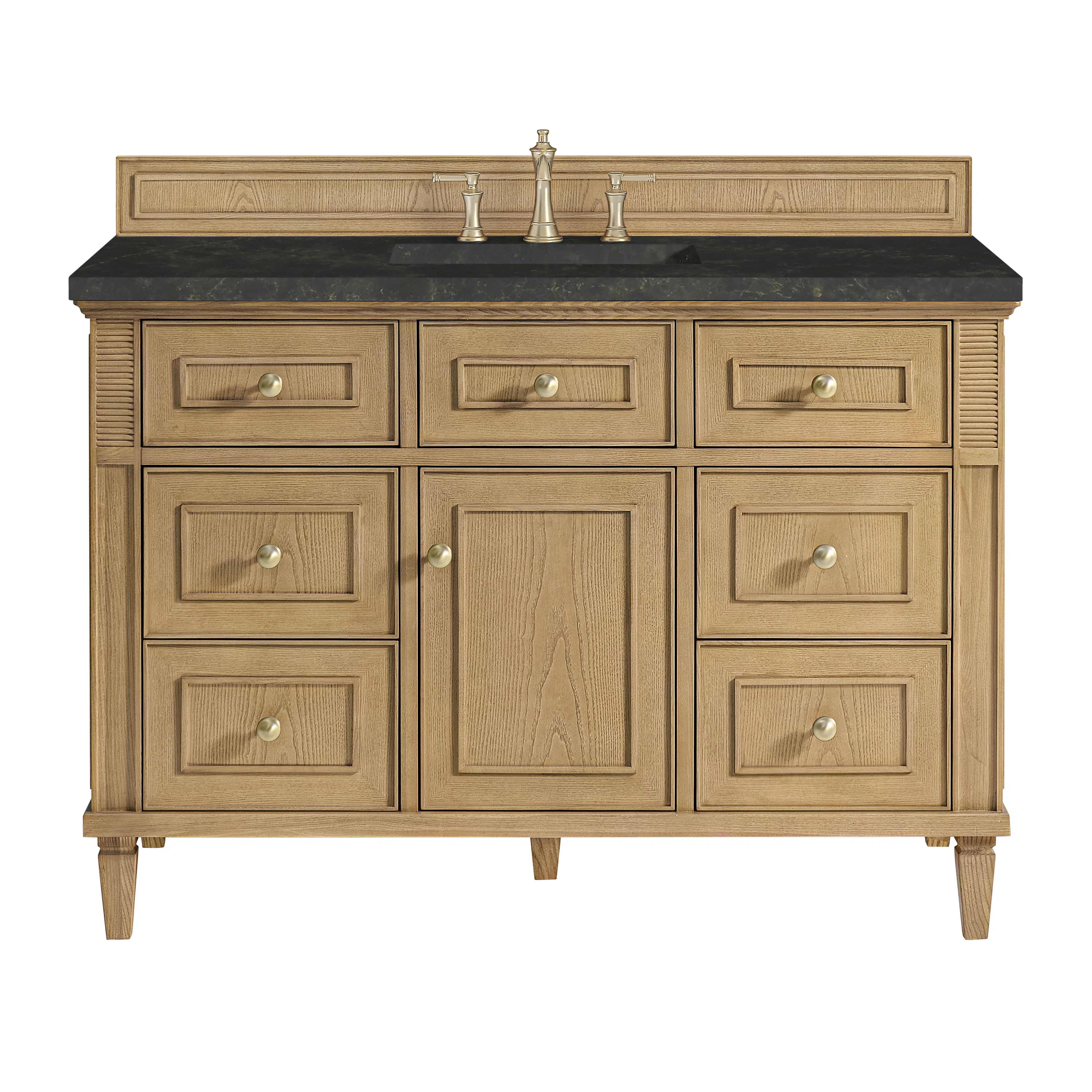 Lorelai 48" Single Vanity, Light Natural Oak, w/ 3 CM Phantome Eclos Top
